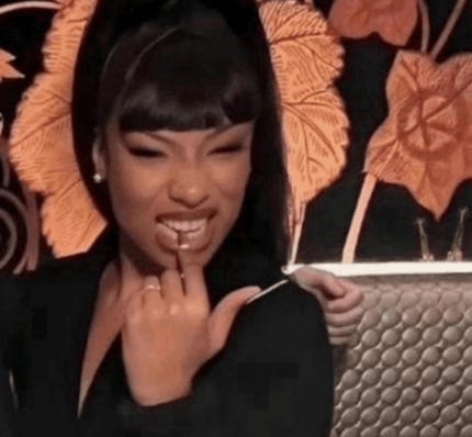 Megan Thee Stallion Hot Girl Meme - Megan thee stallion Hot girl Bite lip -  Discover & Share GIFs