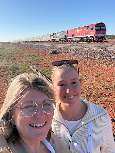 On board The Ghan, July 2026