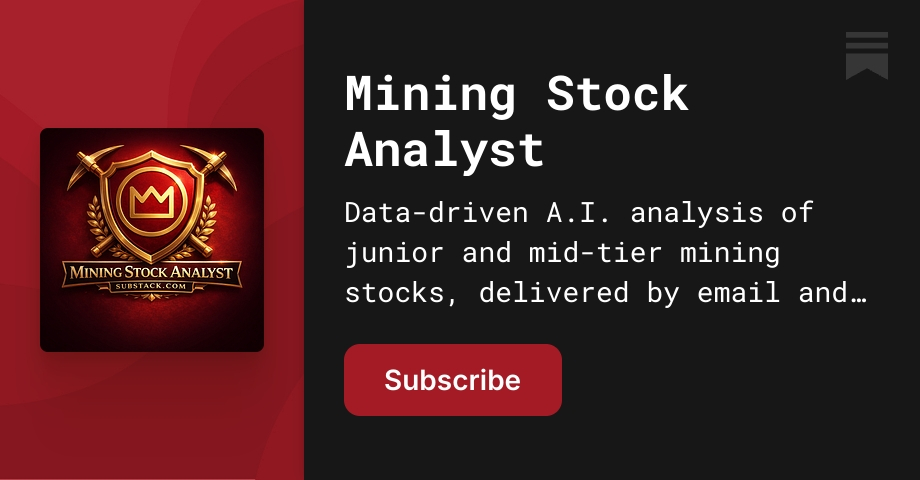 Mining Stock Analyst | Taylor | Substack
