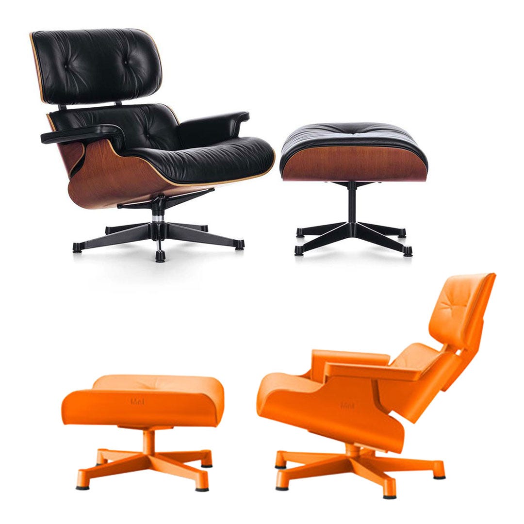 Eamnes Lounger from Vitra | Mal 1956 Lounger from Mal