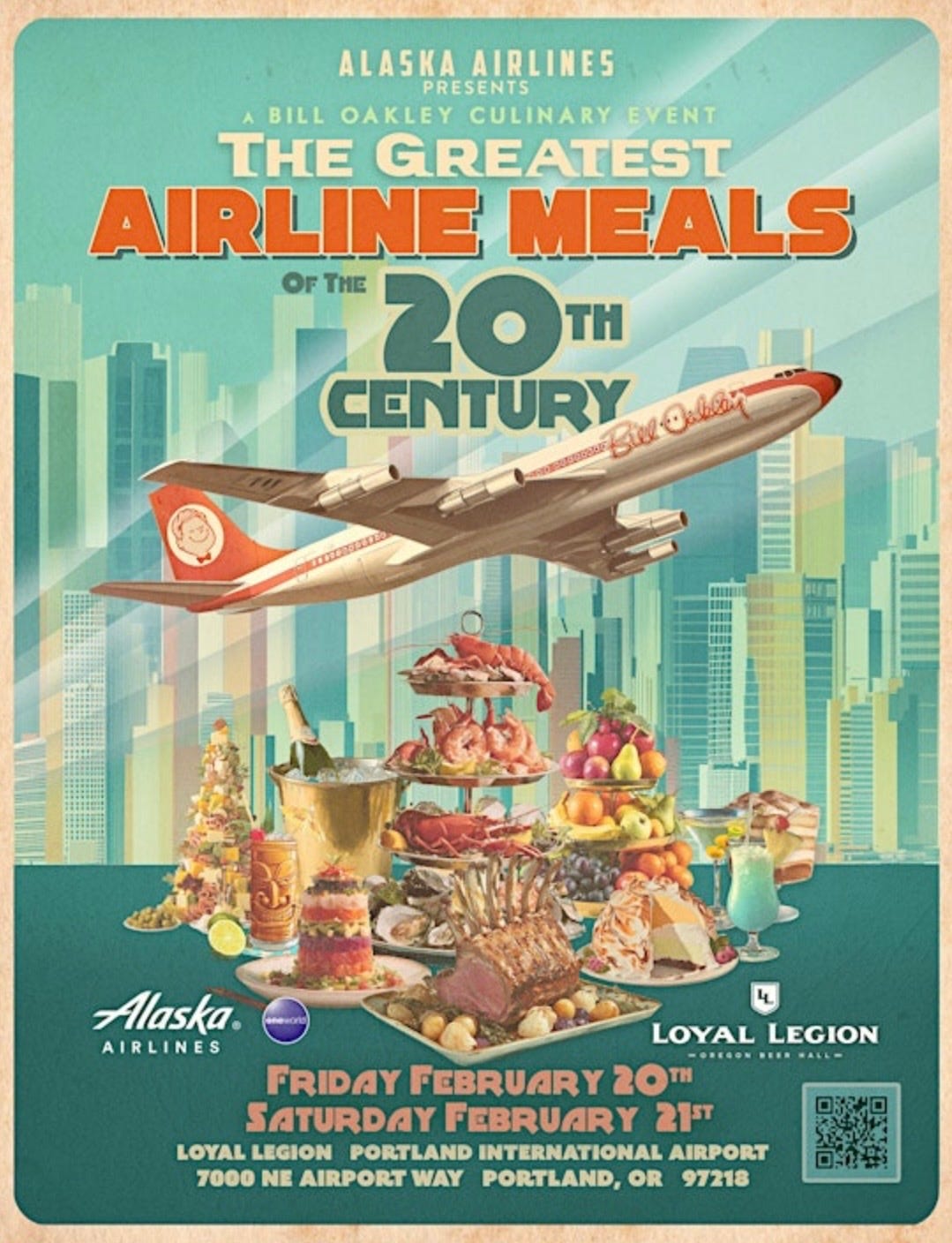 Greatest Airline Meals of the 20th Century PDX dinner Greatest Airline Meals of the 20th Century PDX dinner