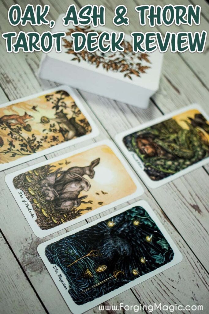Oak, Ash & Thorn Tarot Deck Review