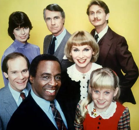 six photos of 80s Sitcoms
