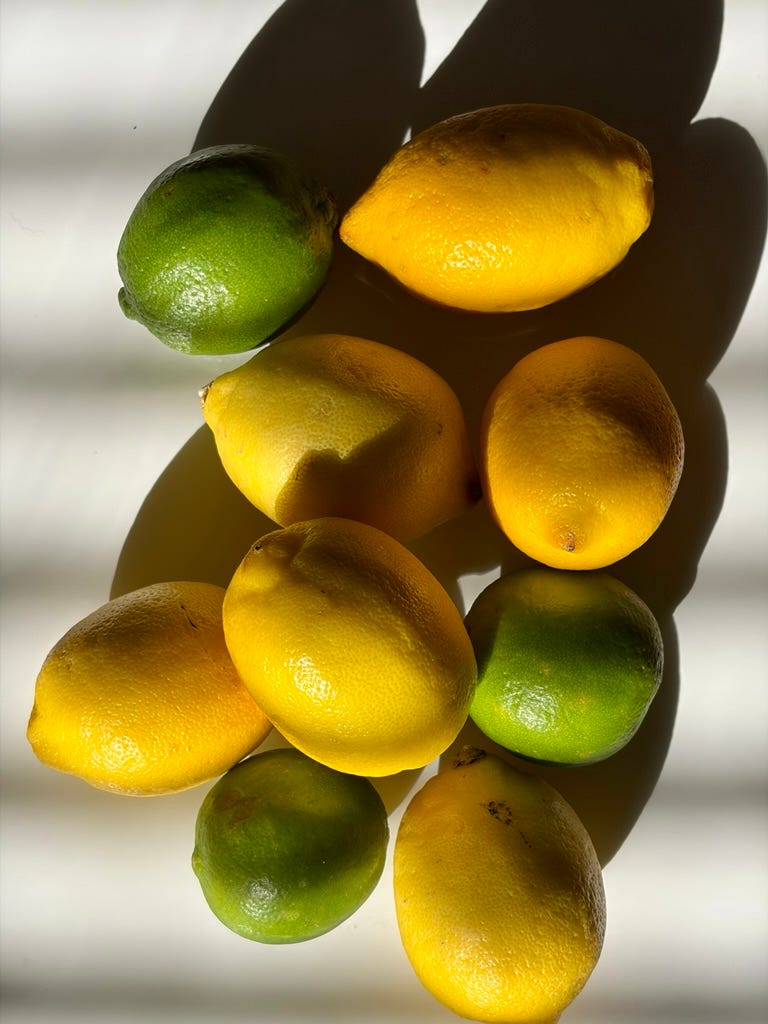 lemons and limes