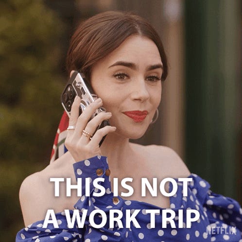 This Is Not A Work Trip Emily Cooper GIF - This is not a work trip Emily  cooper Emily in paris - Discover & Share GIFs