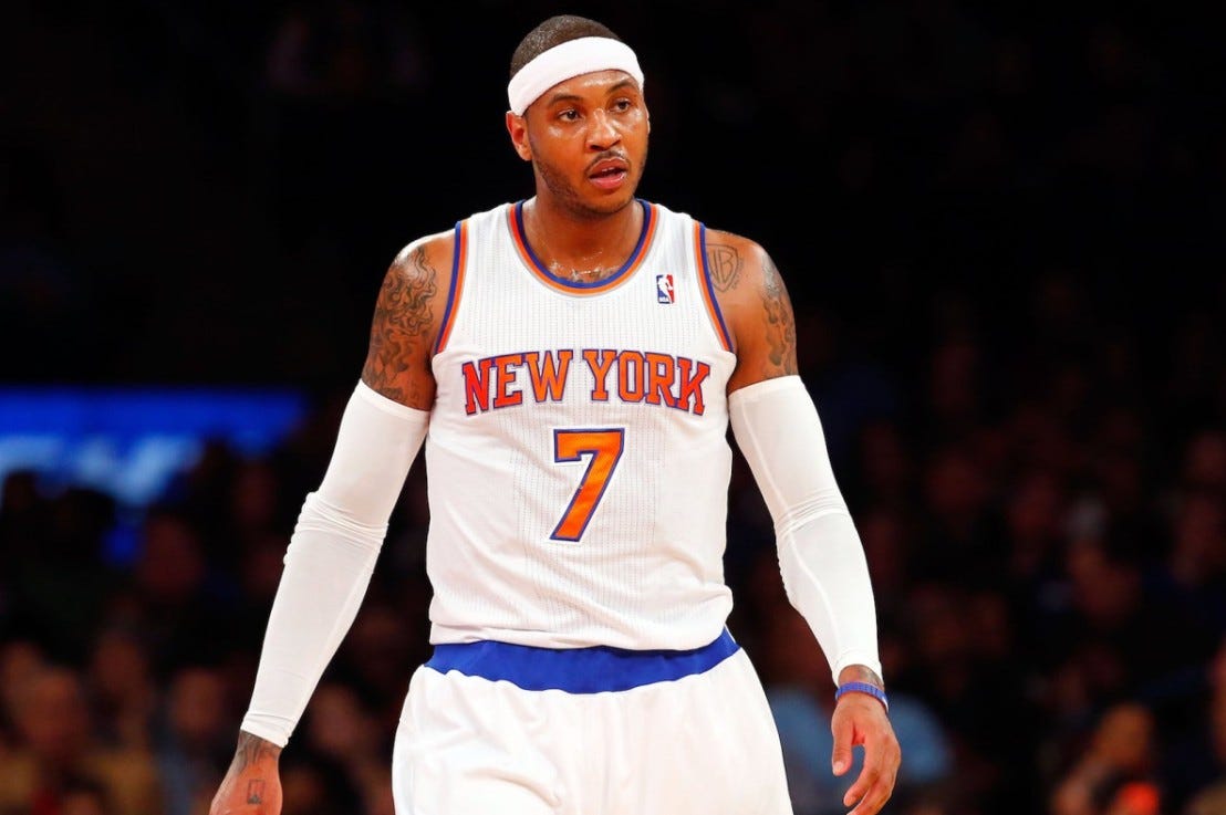 Should Carmelo Anthony have his New York Knicks jersey retired?