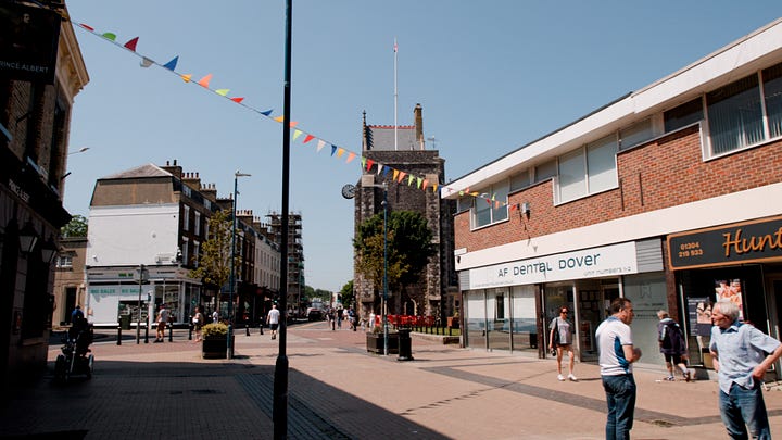 On Dover's high street Pic: Sammy Day Thompson/The Lead