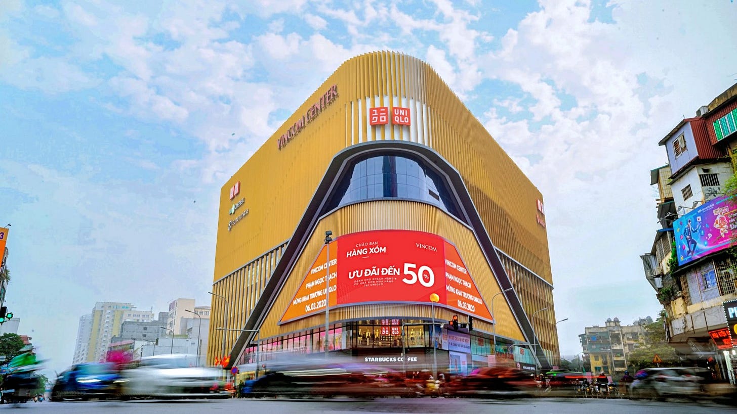 VRE: Vincom Retail (VRE) chiếm vị thế áp đảo, sở hữu 6% tổng diện tích cho  thuê bán lẻ cả nước - Chi tiết bài viết | Vietcap AI News