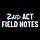 2nd Act Field Notes