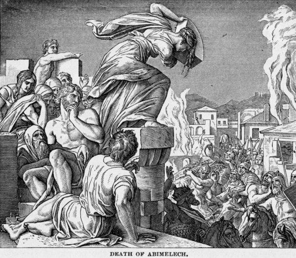 Woman of Thebez - Wikipedia