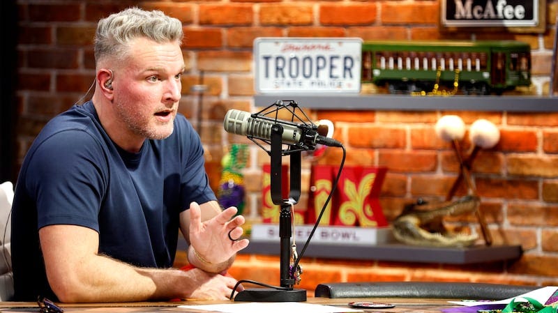 ESPN's Pat McAfee defends President Donald Trump interview amid backlash over Veterans Day appearance ESPN's Pat McAfee defends President Donald Trump interview amid backlash over Veterans Day appearance