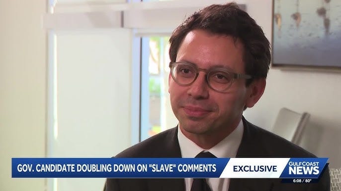 James Fishback calls Byron Donalds 'slave to donors' James Fishback calls Byron Donalds 'slave to donors'