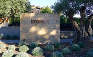A – Grgich – Bardessono sign A – Grgich – Bardessono sign