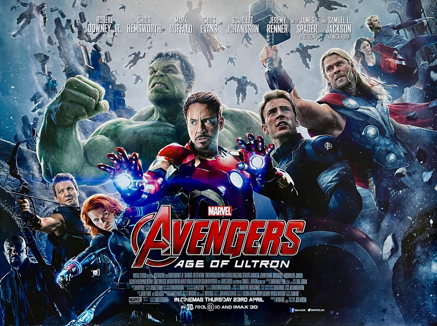 Ultron Avengers Age Of Ultron Poster