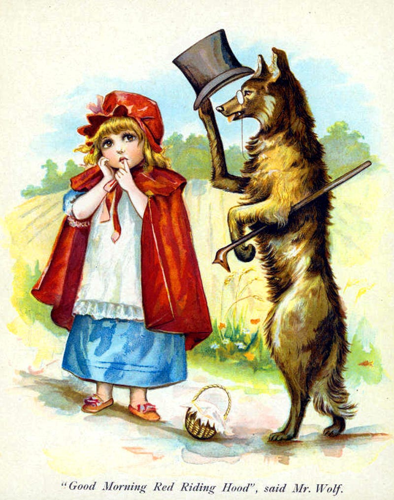 Little Red Riding Hood and the Psychology of Predation