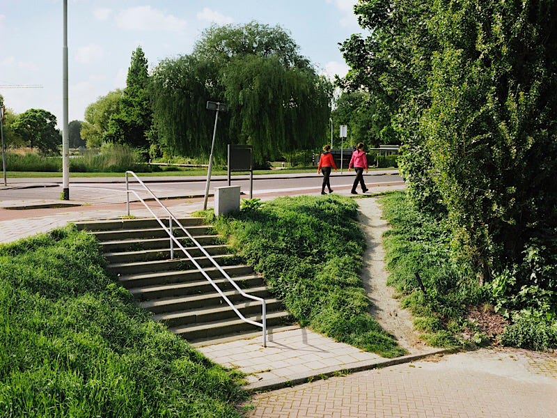 The Dutch call these "elephant paths" and they signal a design's failure to  connect with human behavior.