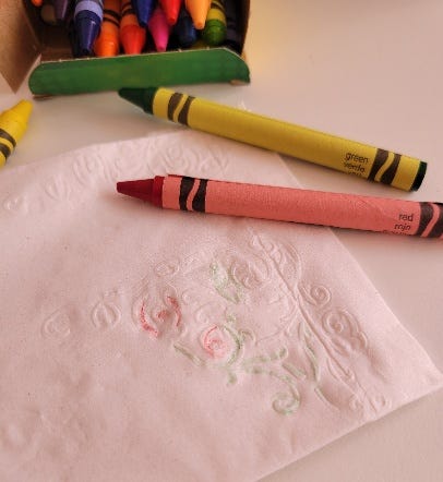 embossed napkin