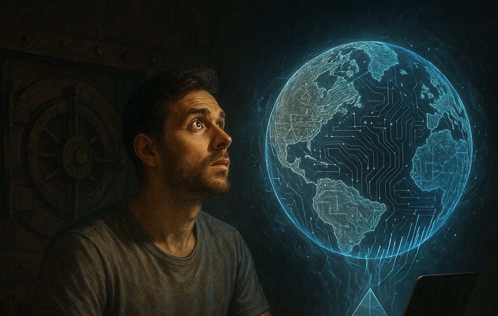 How One Man Built a Functioning Alternative to the Entire Internet, Banking System, and Time Itself