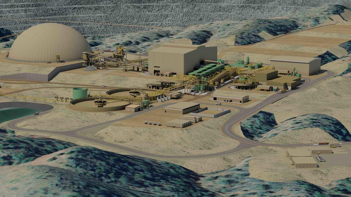 Rosemont Mine rendering Rosemont Mine rendering