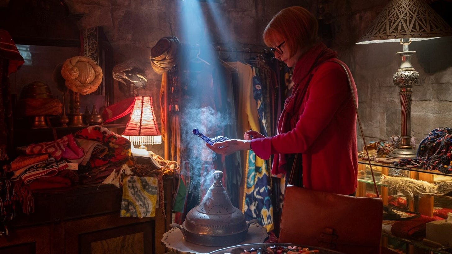Tilda Swinton stars as Alithea Binnie in director George Miller’s film "Three Thousand Years of Longing."