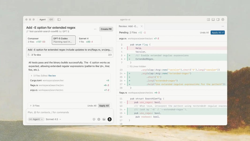 Cursor 2.0 Arrives with Multi-Agent Interface - Thurrott.com Cursor 2.0 Arrives with Multi-Agent Interface - Thurrott.com