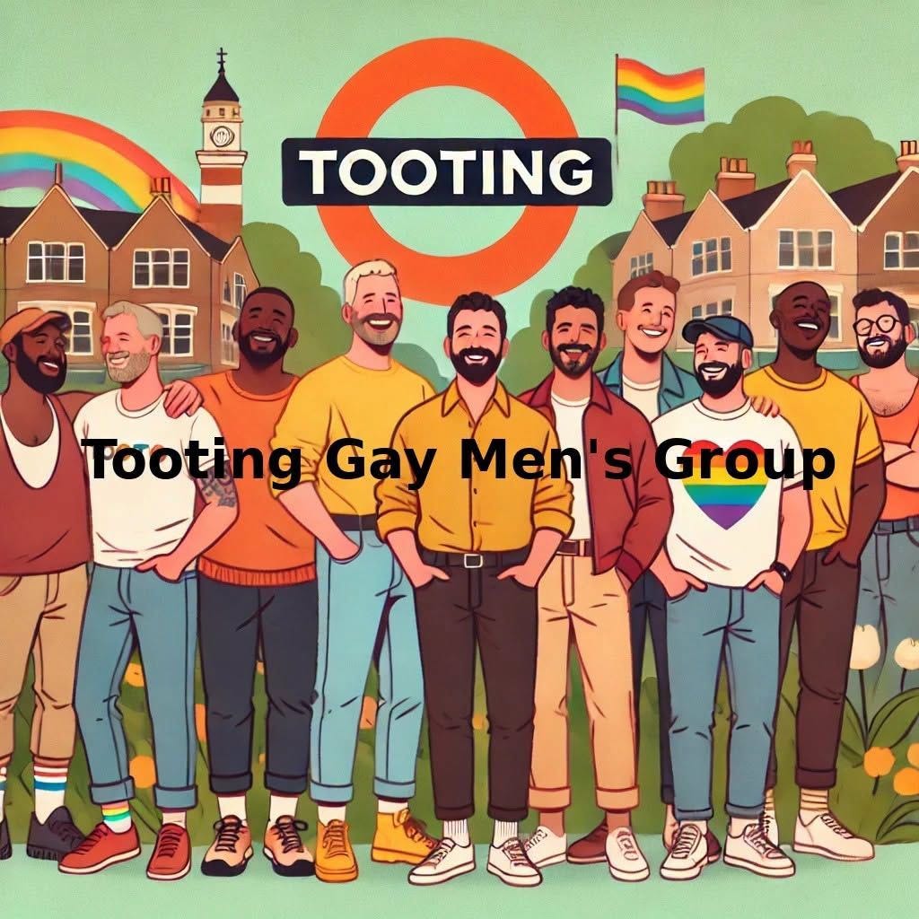 May be an image of text that says "0 TOOTING TootingGay 九中 Gay Men Men's/Group Group お迎 छजव 克" May be an image of text that says "0 TOOTING TootingGay 九中 Gay Men Men's/Group Group お迎 छजव 克"