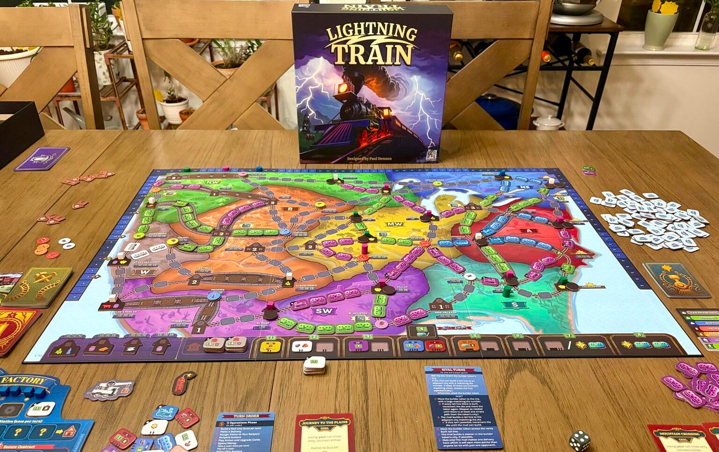 Lightning Train: Is it Worth Boarding? | The Meeple Digest | BoardGameGeek