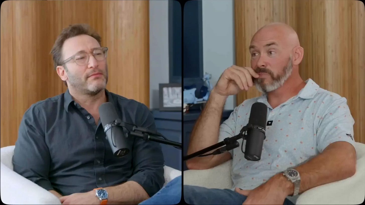 Gordon explaining similarities between SEAL teams and rowing crews Gordon explaining similarities between SEAL teams and rowing crews