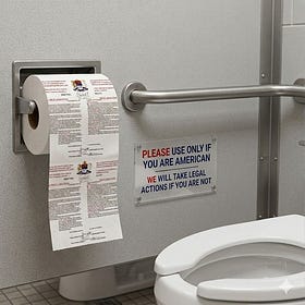 The "Toilet Papers" Signed by the "Queen of England"