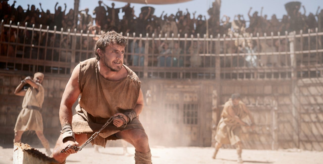 'Gladiator II' Steps Inside Paramount+ Arena