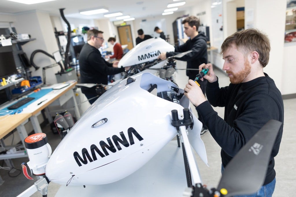 Autonomous drone delivery startup Manna plots major US expansion |  TechCrunch