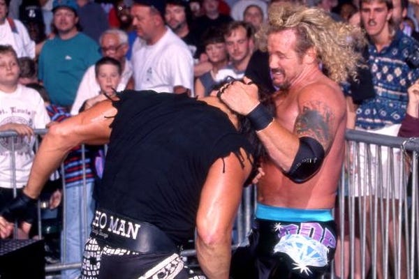 Taking the Diamond Cutter: Revisiting DDP vs. Randy Savage at Spring  Stampede 1997 Taking the Diamond Cutter: Revisiting DDP vs. Randy Savage at Spring  Stampede 1997