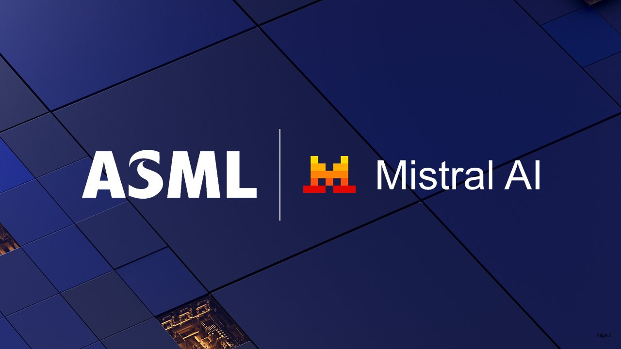 ASML on X: "We just announced a strategic partnership with Mistral AI, with  the goal to enhance our products and solutions for the benefit of our  global customer base. Learn more: https://t.co/oRoRztWE9U