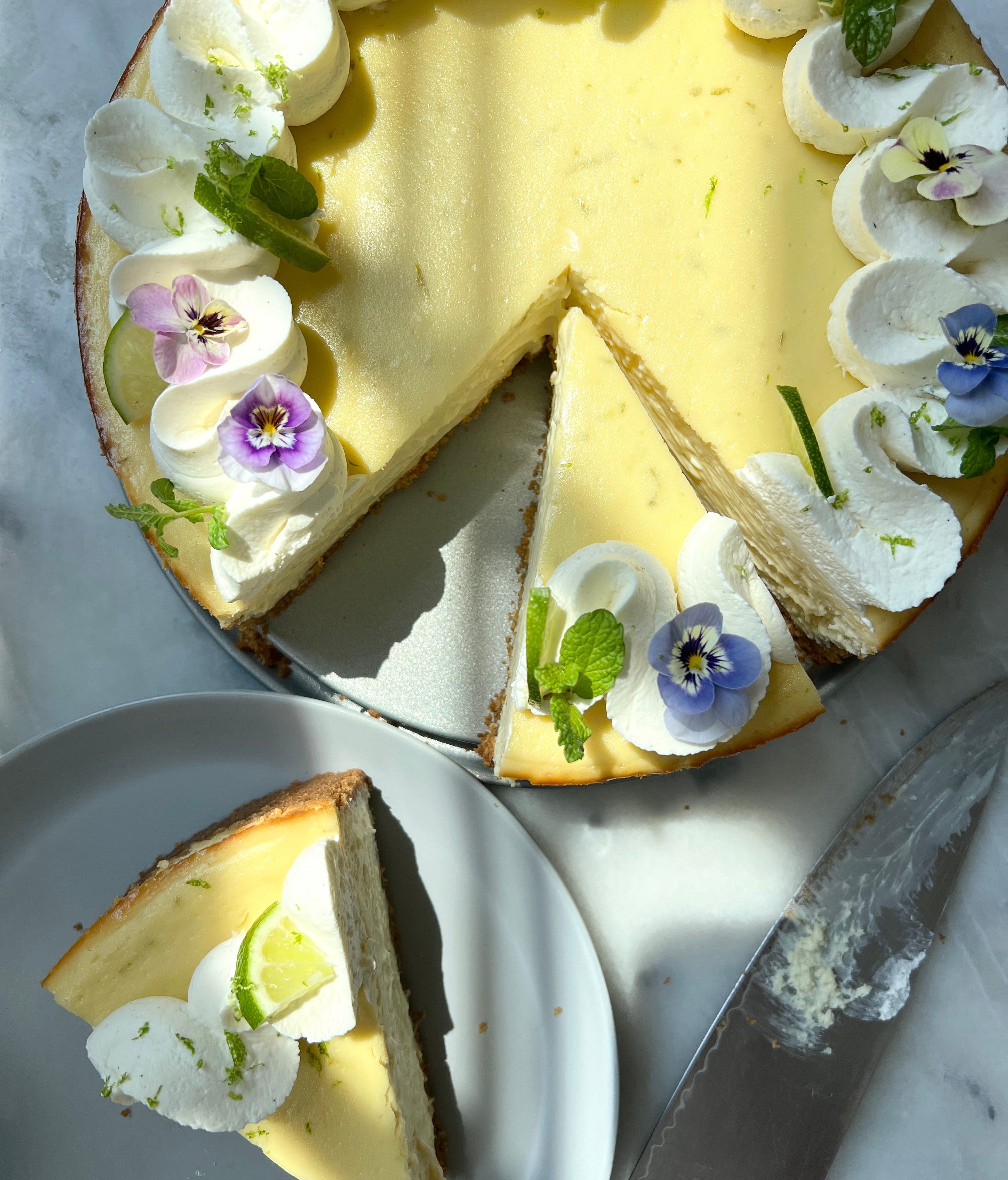 Key Lime Pie Cheesecake - Olivia Mack McCool