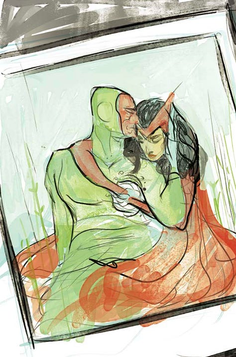 The Vision #7 Sketches