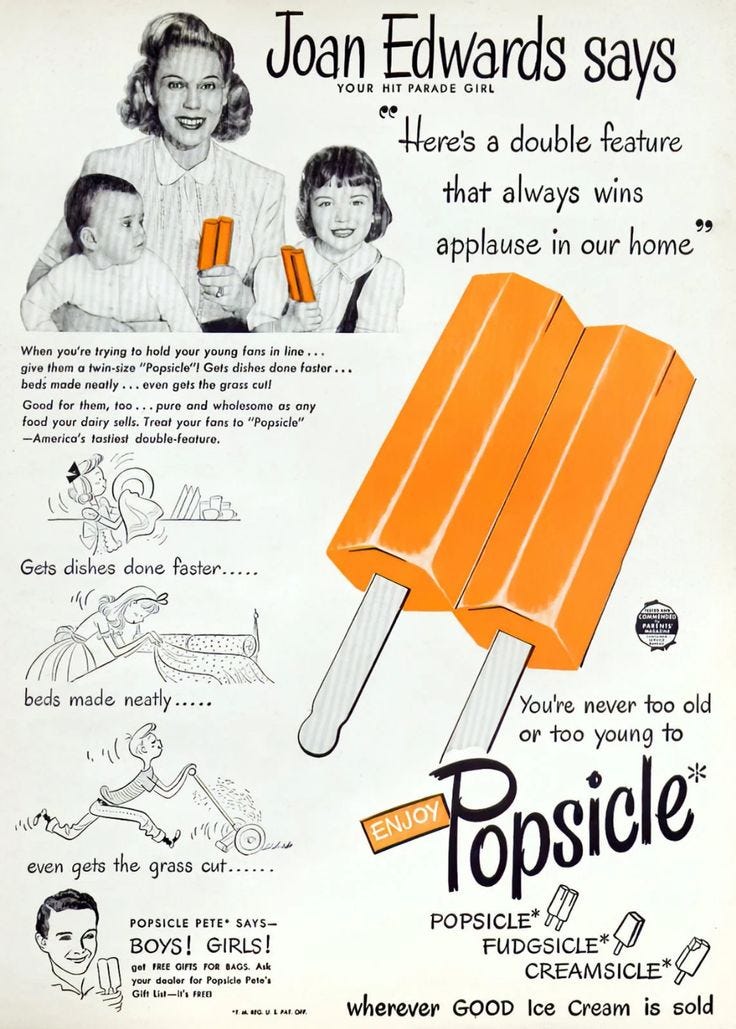 Did you know Popsicles were invented by an 11-year-old? Have a look back at  ice pops and other delicious frozen treats! - Click Americana
