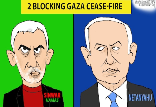 Gaza Cease-Fire blocks: Darcy cartoon - cleveland.com