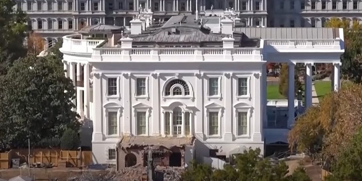 Media Pretty Sure It's Fine For Trump To Tear Down White House, Because Progressives Are Stinky