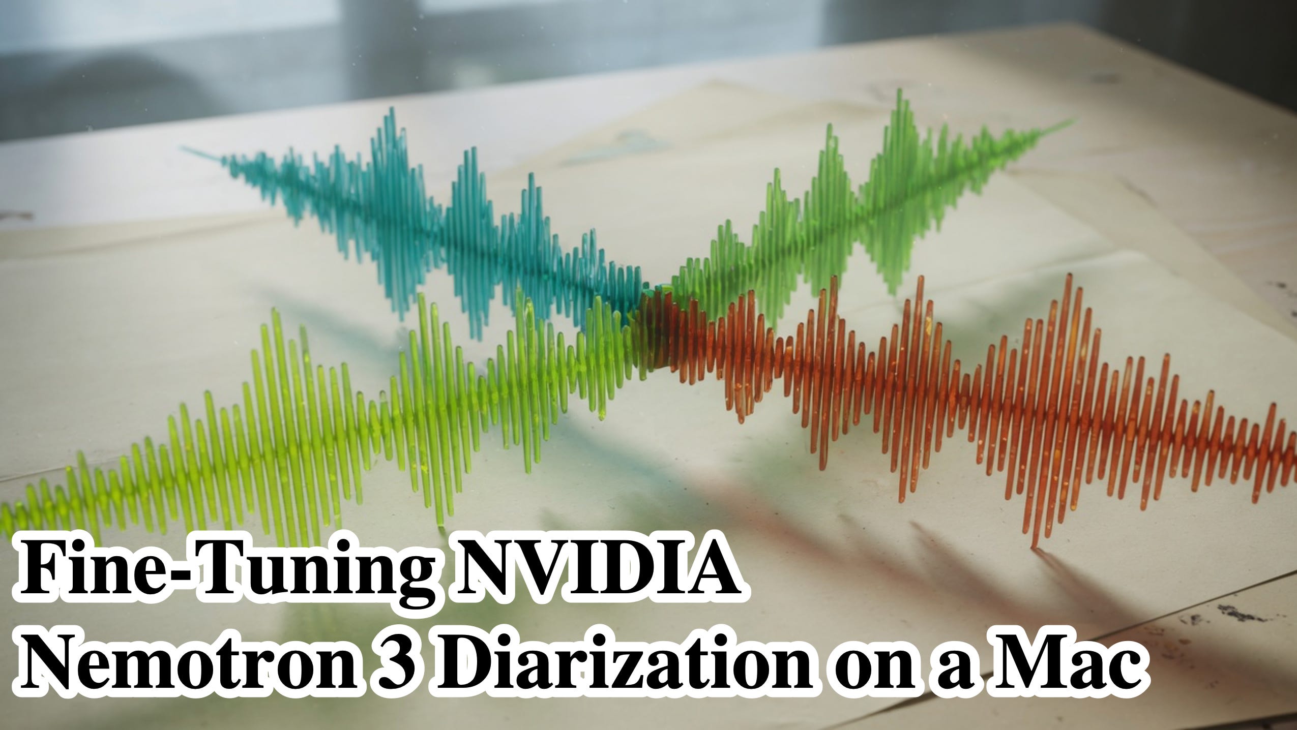 Fine-Tuning NVIDIA Nemotron 3 Diarization on a Mac