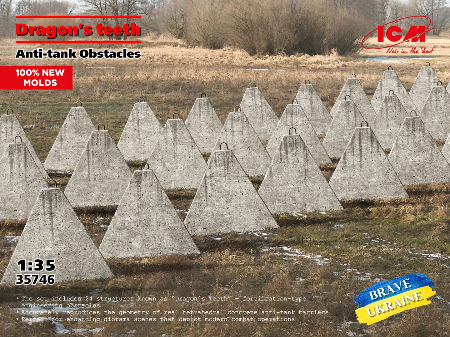 Dragon's teeth'. Аnti-tank Obstacles - ICM Holding
