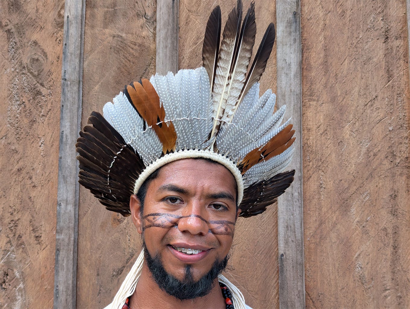 Hemerson Dantas dos Santos Pataxó HaHaHãi is the world's first published Indigenous ethnobotanist. Alongside his people, he documented their traditional medicinal practices and cataloged 175 medicinal plants in Brazil’s Caramuru/Paraguassu Indigenous Territory. Image by Karla Mendes/Mongabay.