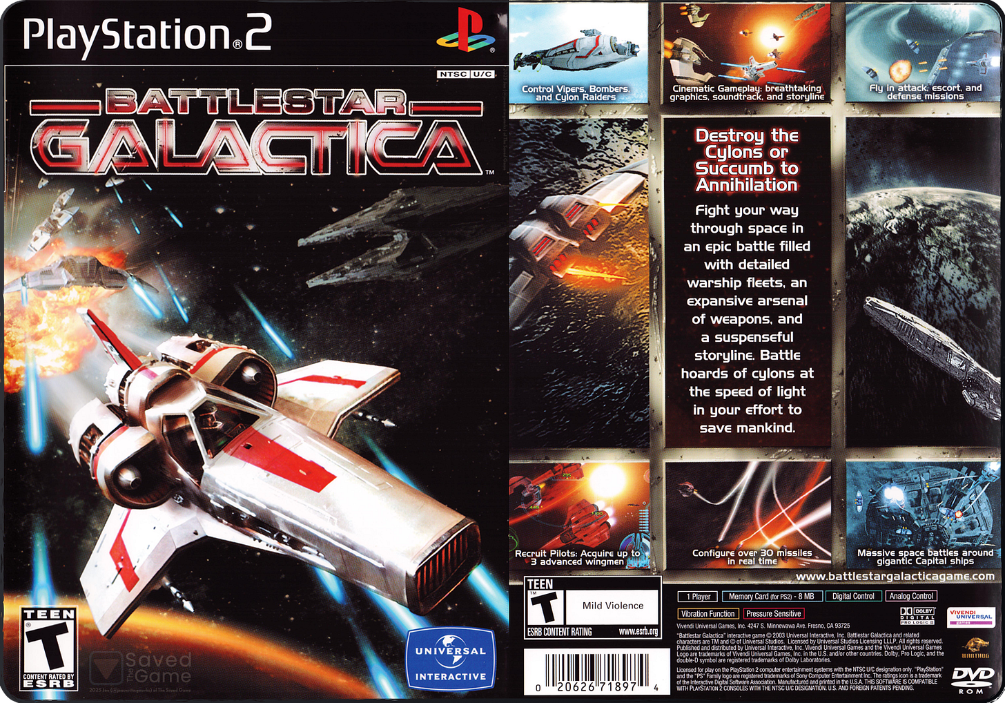 An image showing The Battlestar Galactica game! Here is my copy of it showing the box art!