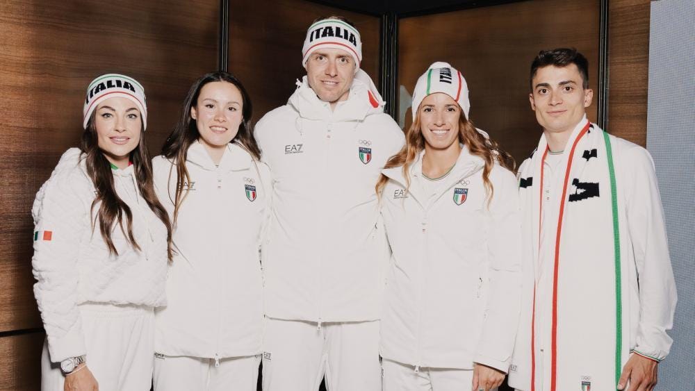 All in white: Armani shows Italy's Olympic outfit - Winter Sports Mix |  SportNews.bz