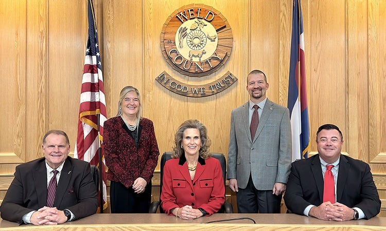 A picture of the Weld County commissioners