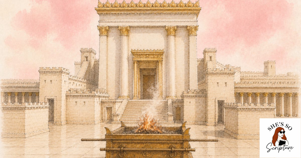 Illustrated image of the Jerusalem temple Illustrated image of the Jerusalem temple
