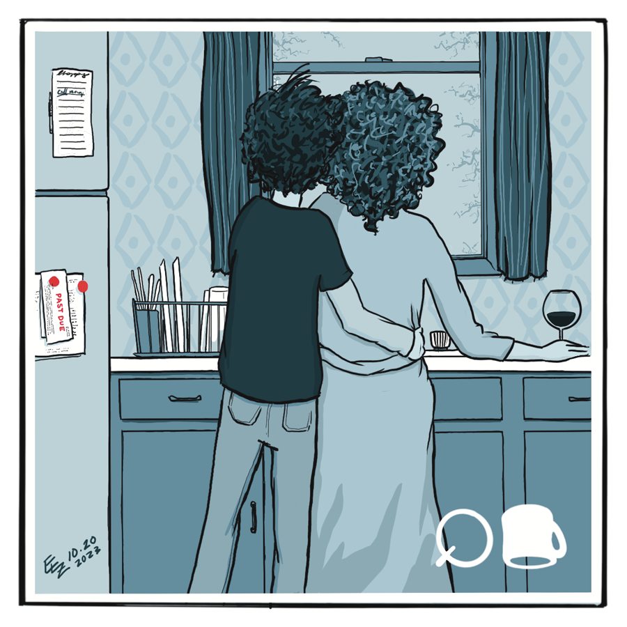 Inktober 15 – Queen of Cups (Reversed)