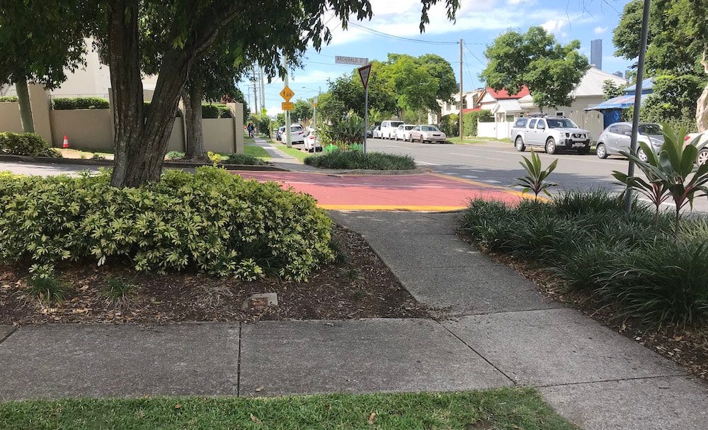 photo of Council verge at West End