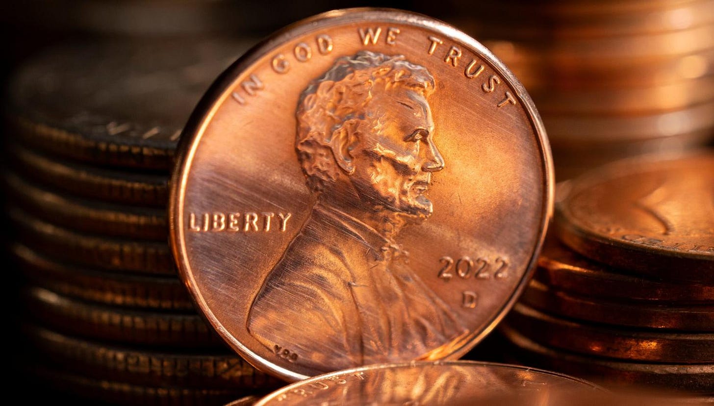 Los últimos pennies se vendieron a una increíble cifra: la subasta que marcó el fin de una era en Estados Unidos | MIX | GESTIÓN