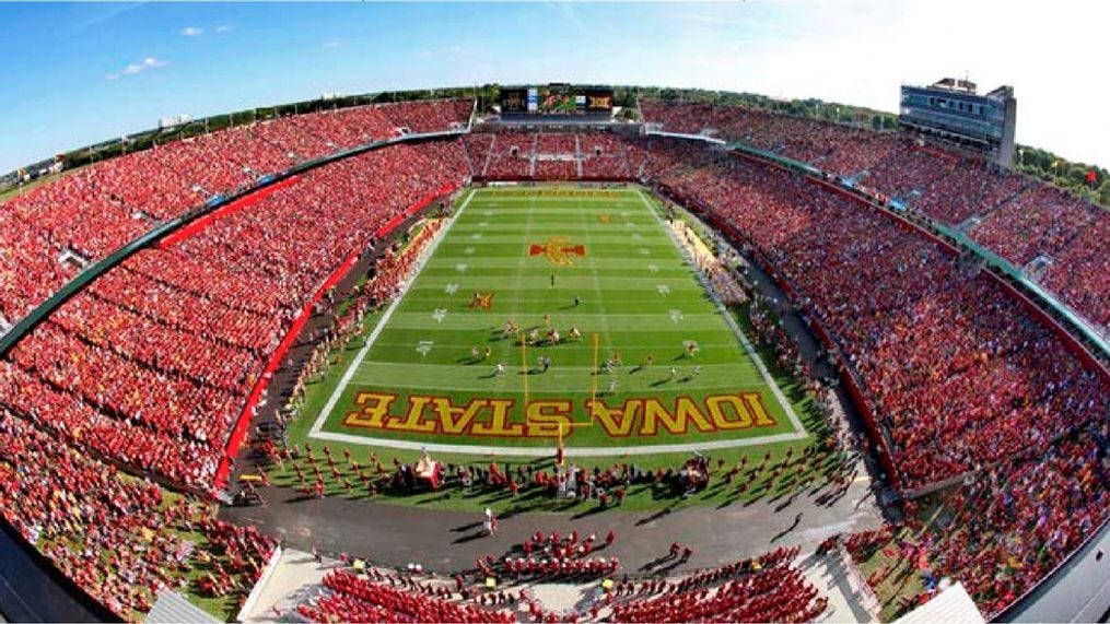 ISU AD Pollard: estimate 25,000 fans at first football game