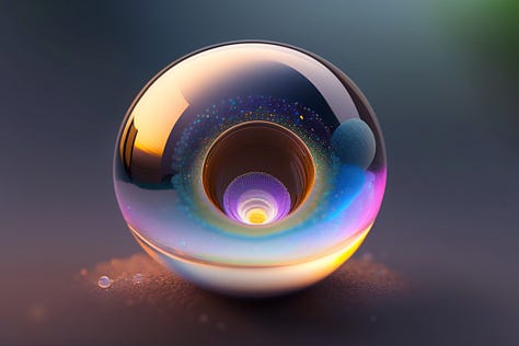 macrophotography of the universe in a drop of water